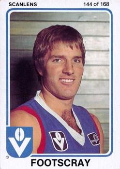 1981 Scanlens VFL #144 Geoff Jennings Front